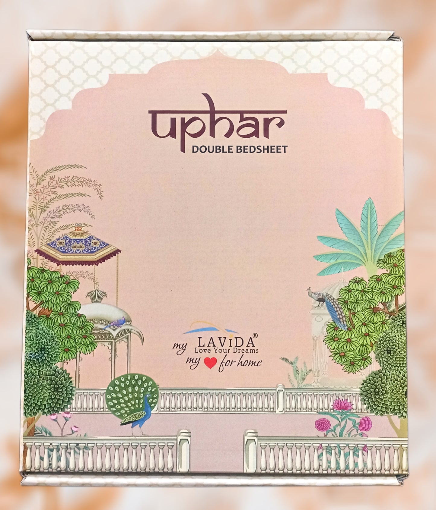 Uphar Leaf printed bedsheet