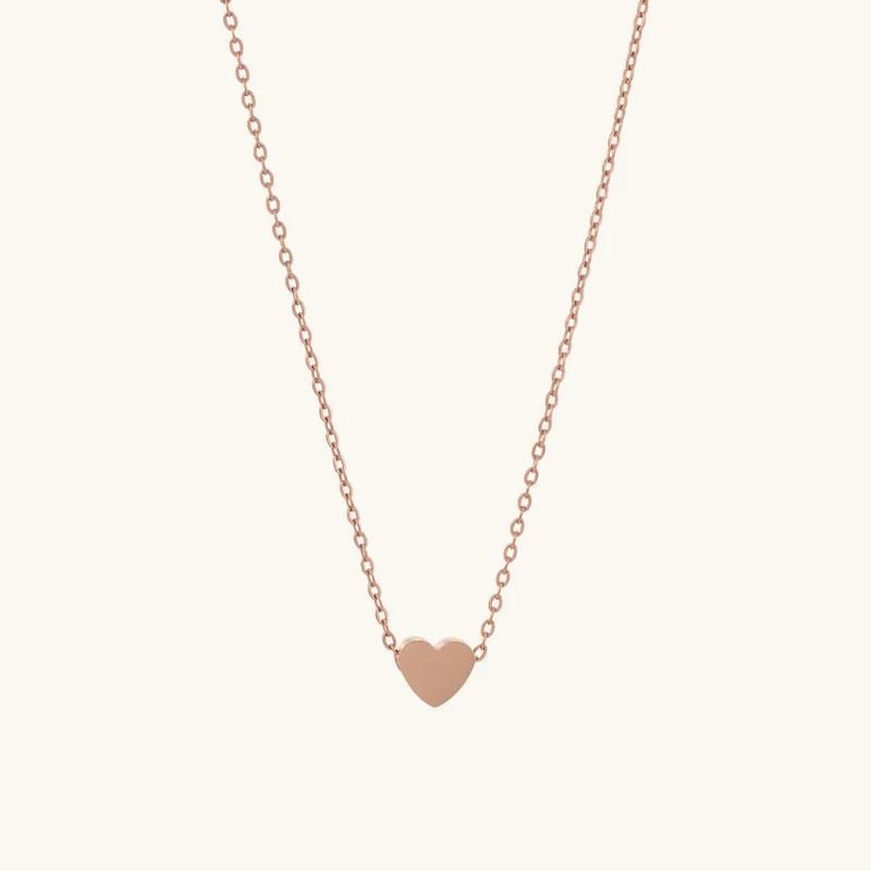 Paris Heart Pendant With Chain Pack Of 2