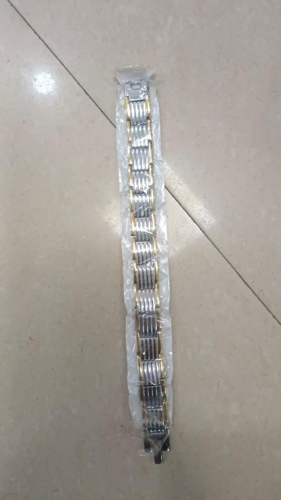 Ultra Magnetic Bracelet for Boys & Men (Silver & Gold)