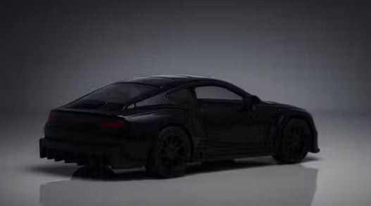 Premium Black Sports Coupe | Collectible Metal Car Toy for Display