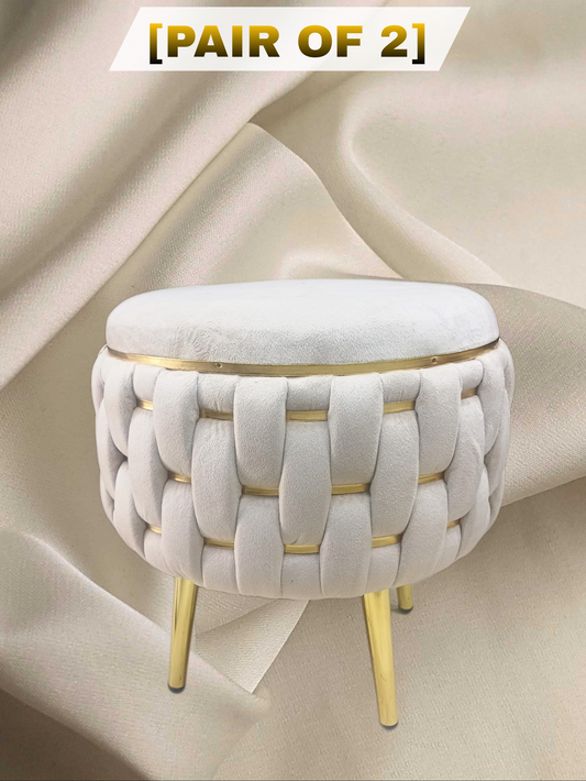 Premium puffies set of 2 (White)