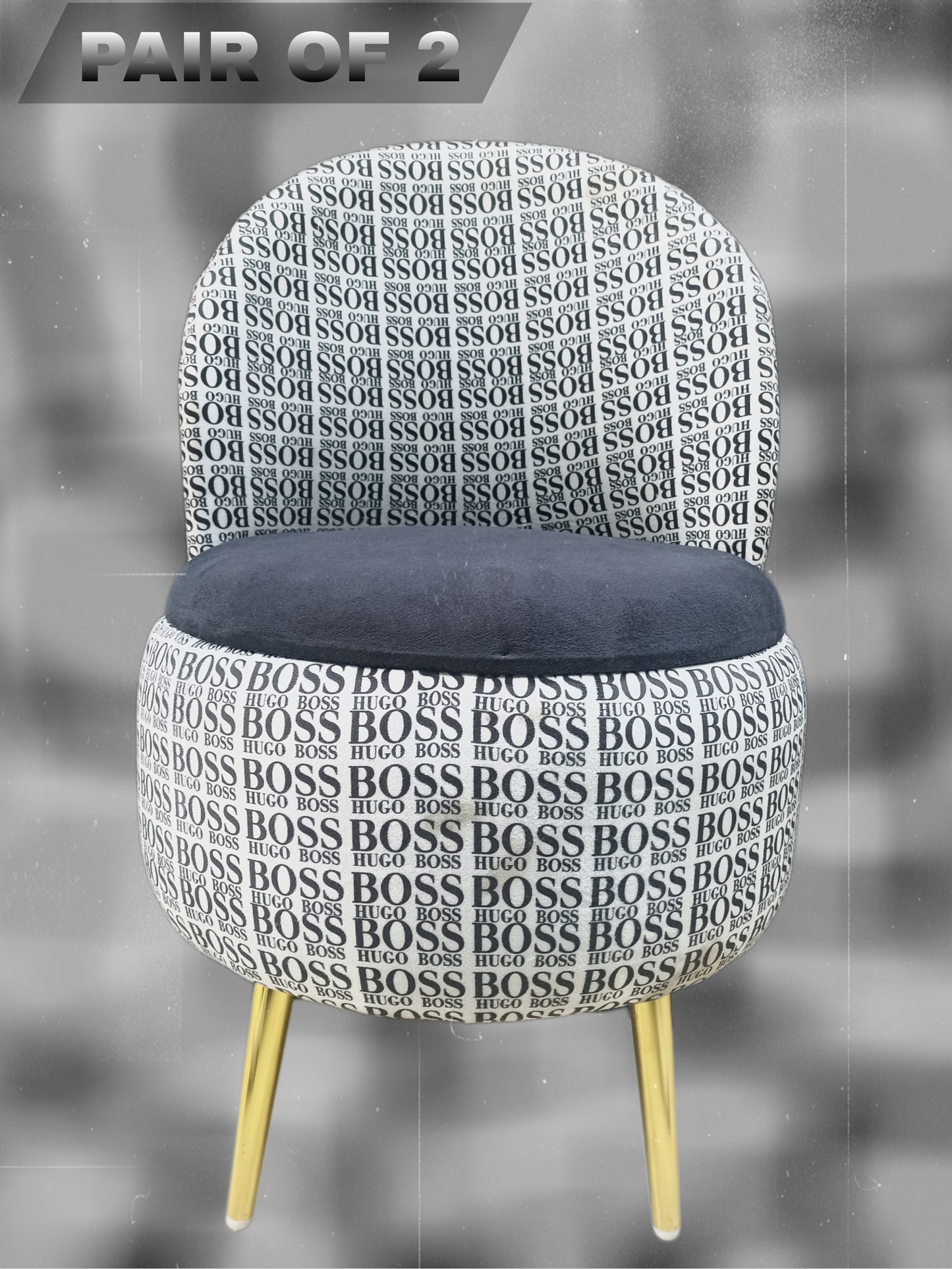 Premium chair boss textured (set of 2)