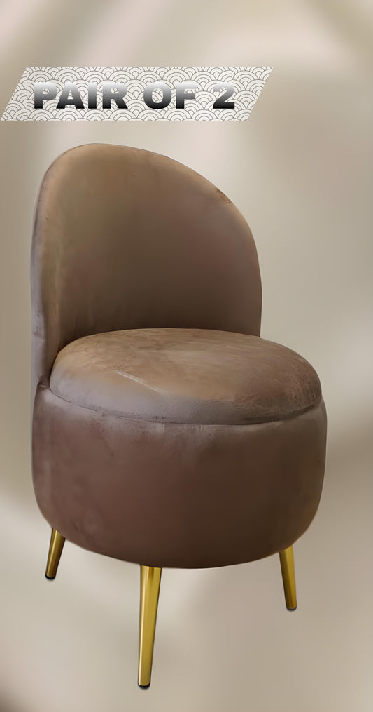 Premium Brown chair (set of 2)