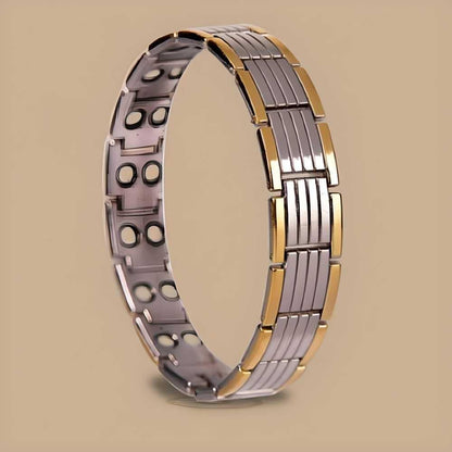 Ultra Magnetic Bracelet for Boys & Men (Silver & Gold)
