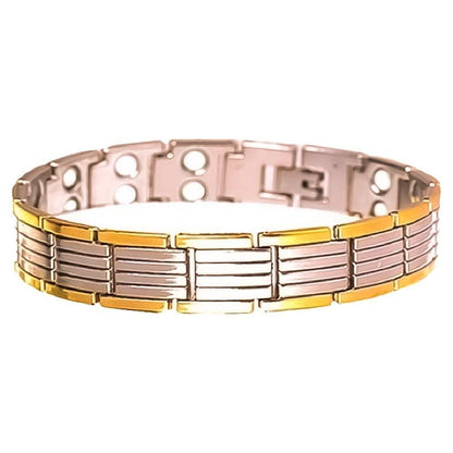Ultra Magnetic Bracelet for Boys & Men (Silver & Gold)