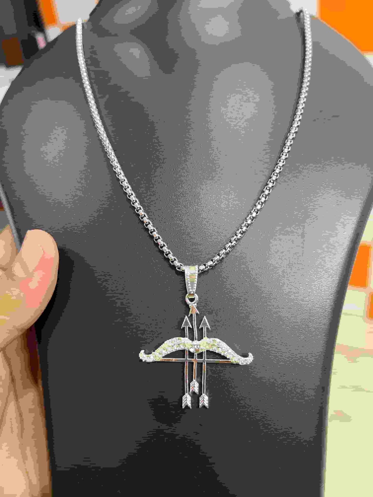 Silver Pendant With Chain