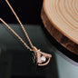 Diamond Glow Pendant With Chain
