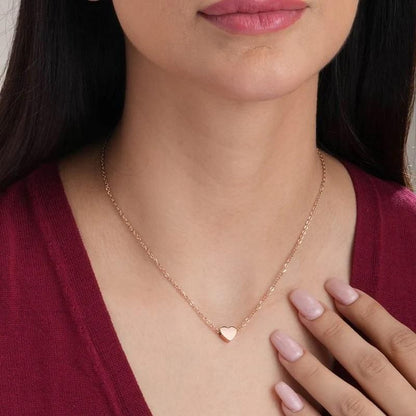 Paris Heart Pendant With Chain Pack Of 2