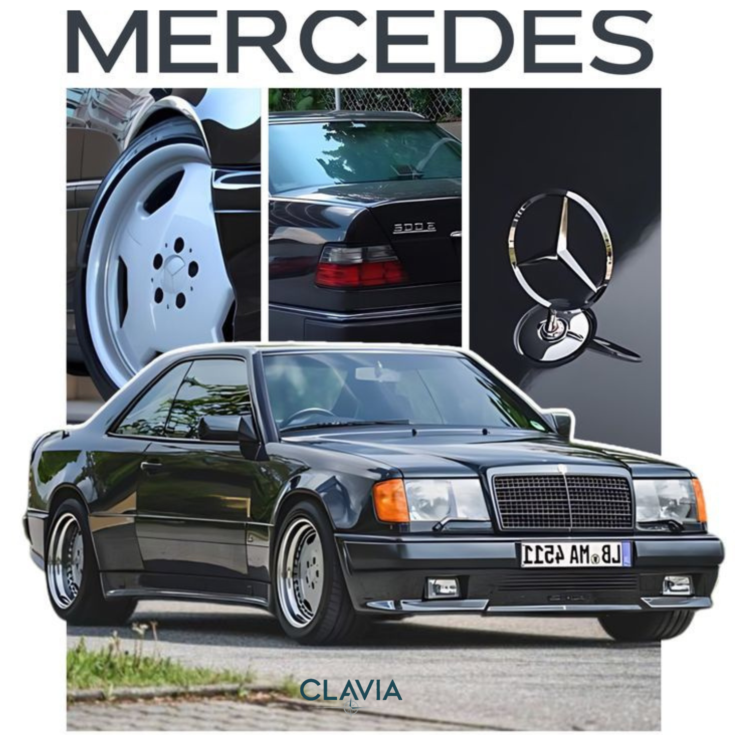 OLD MERCEDES WALL POSTER