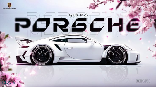 PORSCHE GT3 RS WALL POSTER