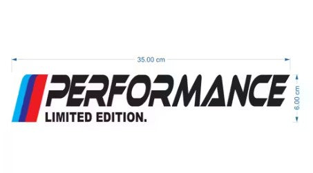 PERFORMANCE CAR STICKER Pack of 2 pieces