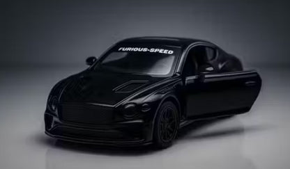 Premium Black Sports Coupe | Collectible Metal Car Toy for Display