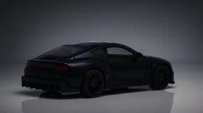 Premium Black Sports Coupe | Collectible Metal Car Toy for Display