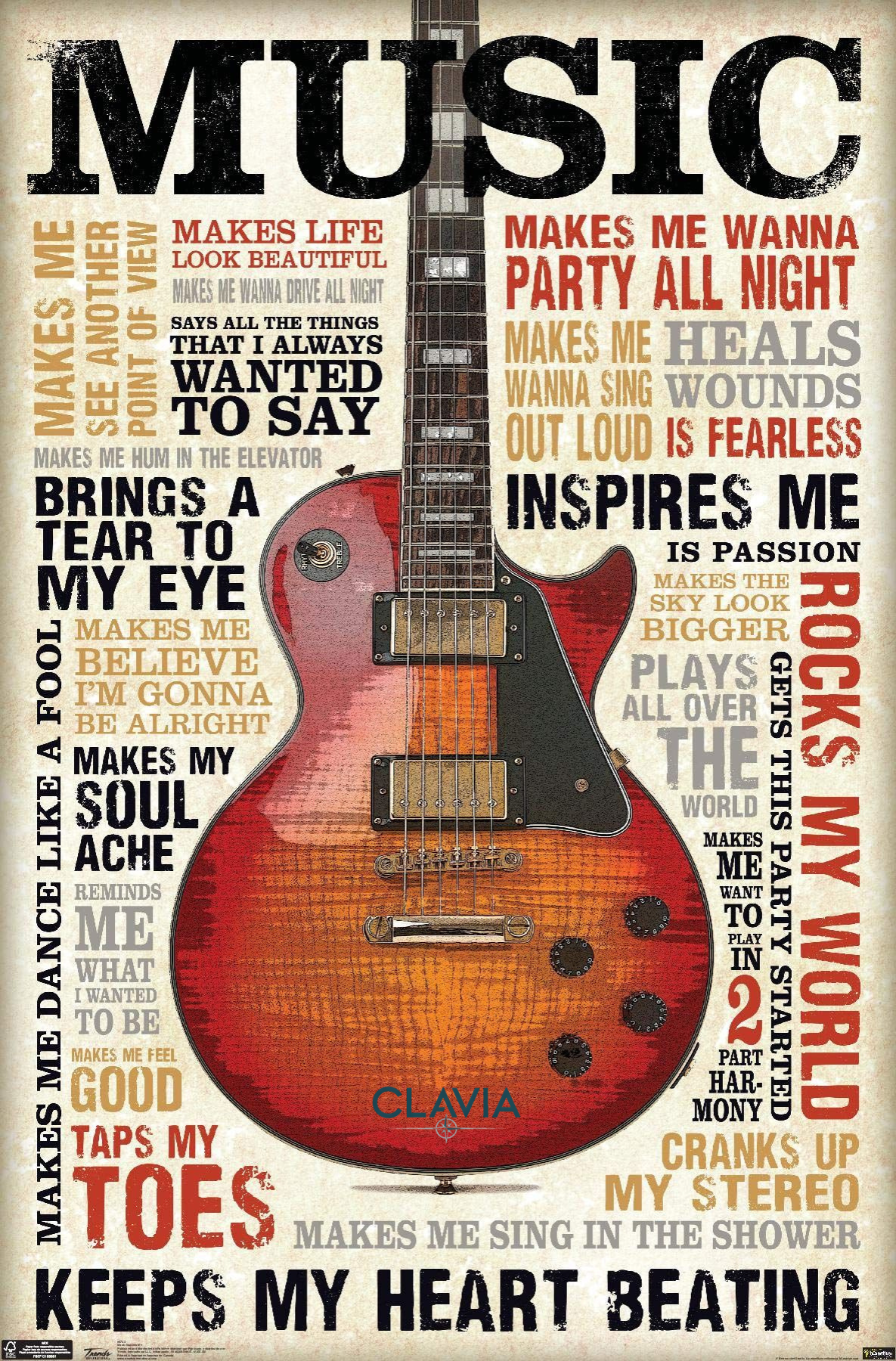 MUSIC WALL POSTER